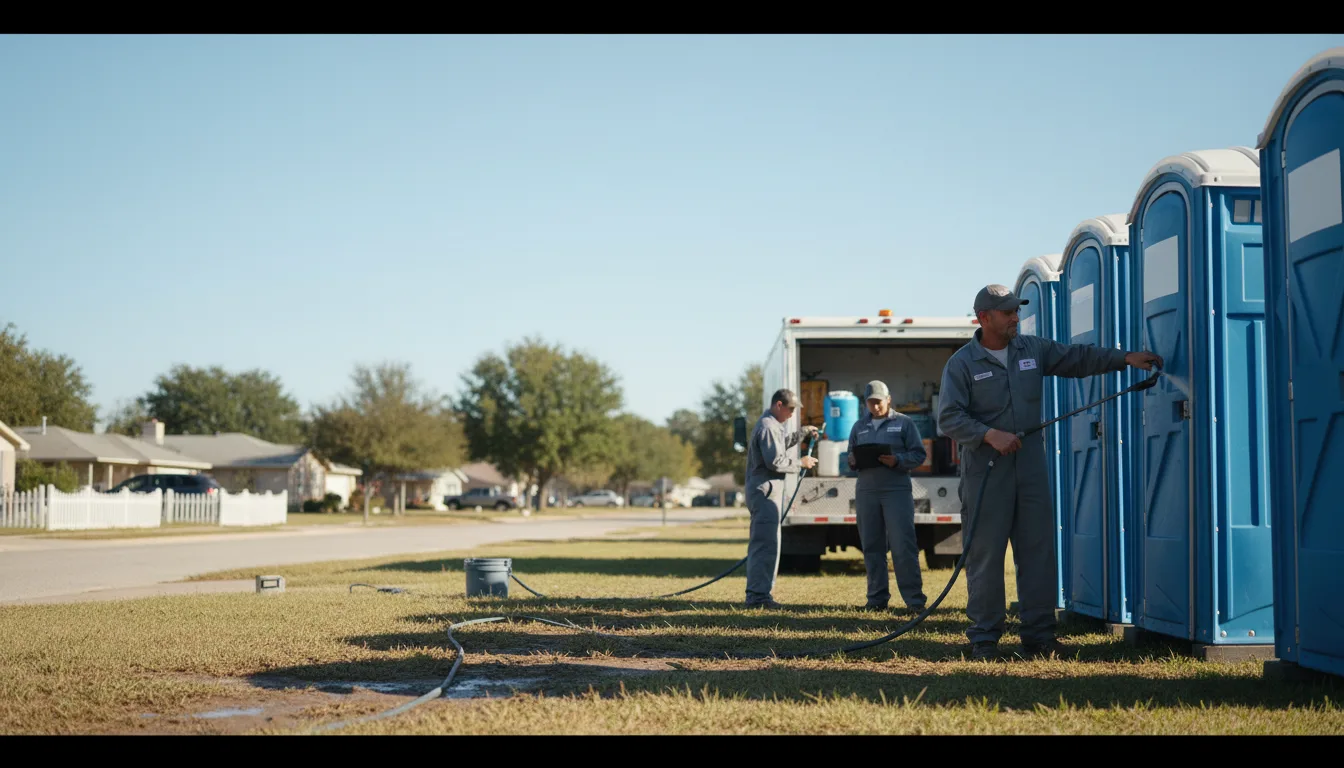 Long-Term Portable Toilet Rental in Hartford, KS near me